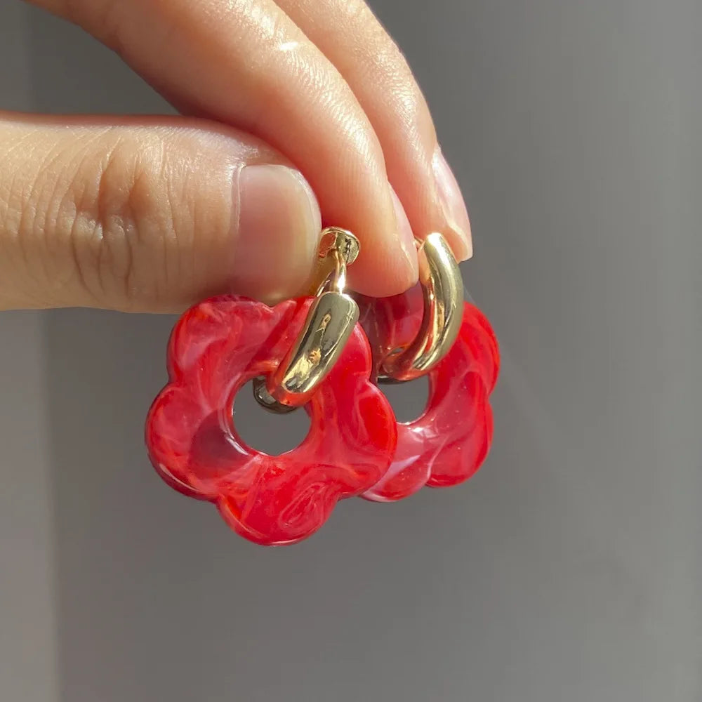 Feeling Floral Earrings '18k Gold Plated'