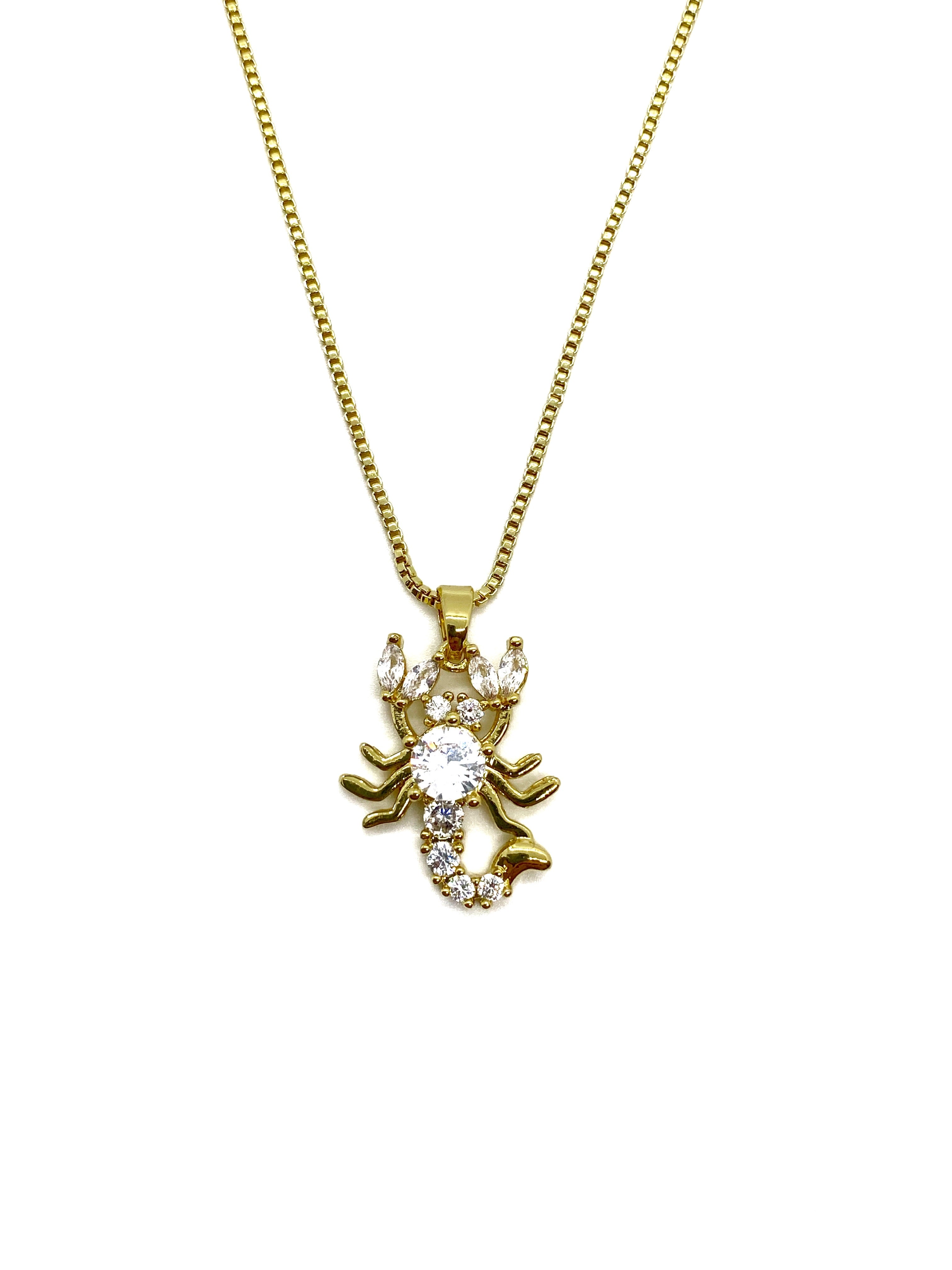 Big Scorpio Energy Pendant '18k Gold Plated'