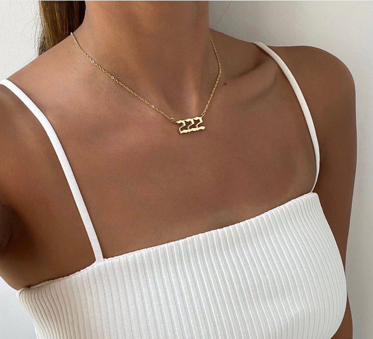 Angel Numbers Necklace '18k Gold Plated'